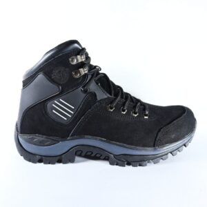 Botas Tipo Brahma 04 en Cuero Negro ( sin puntera ) - 37